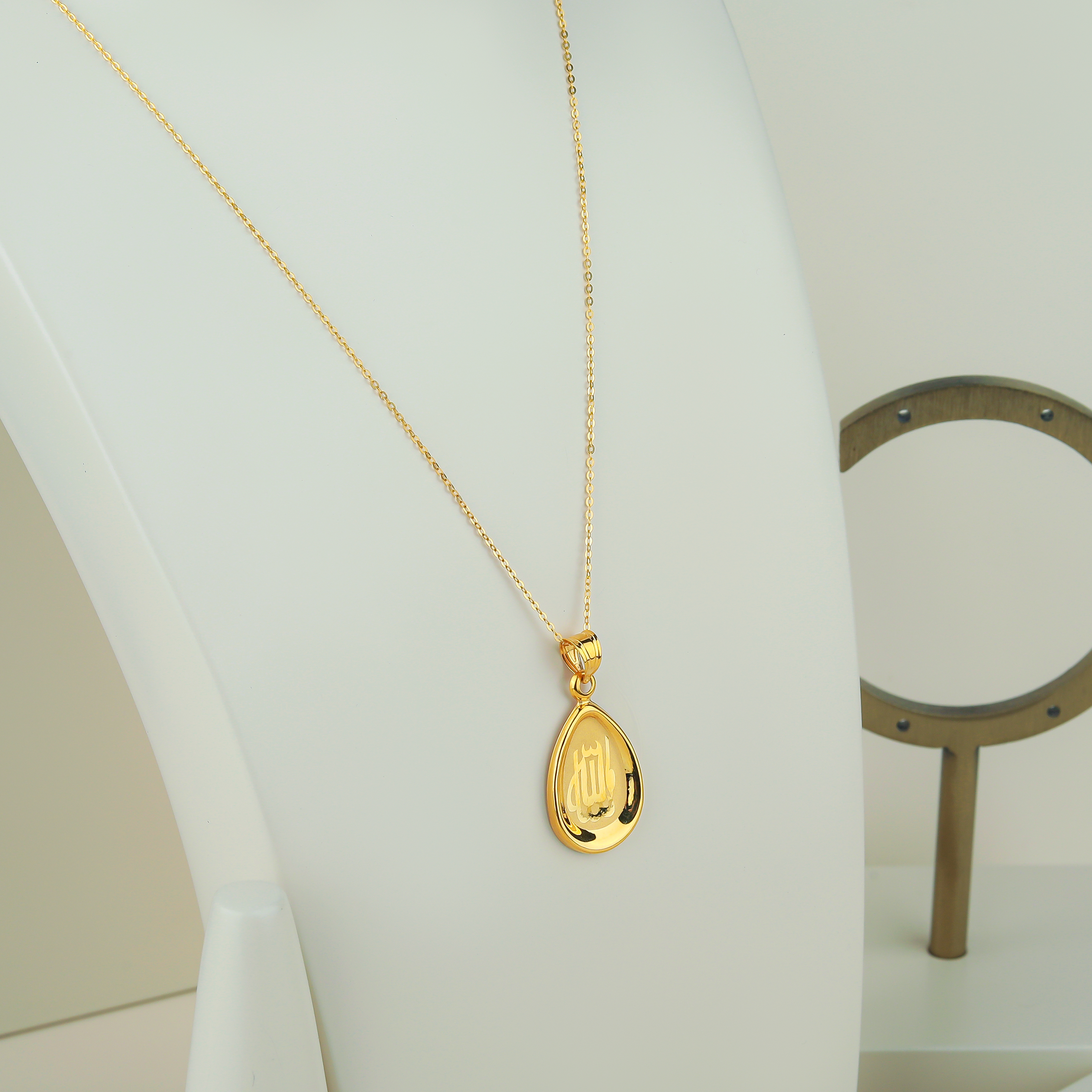 21 karat gold choker, made in Turkey - (H-0992)